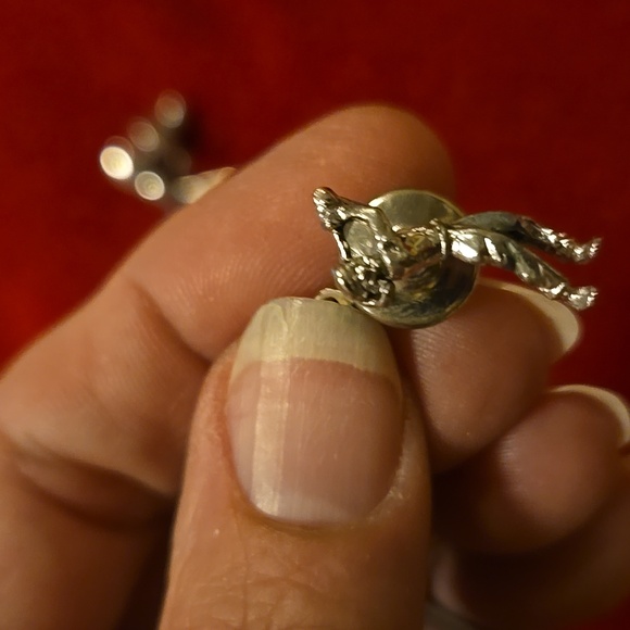 Golfer Cufflinks & Tie Tacks - Picture 3 of 5